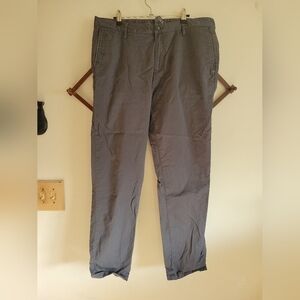 Vuori Pant Gray Trouser Straight Leg 36 x 30 Mens